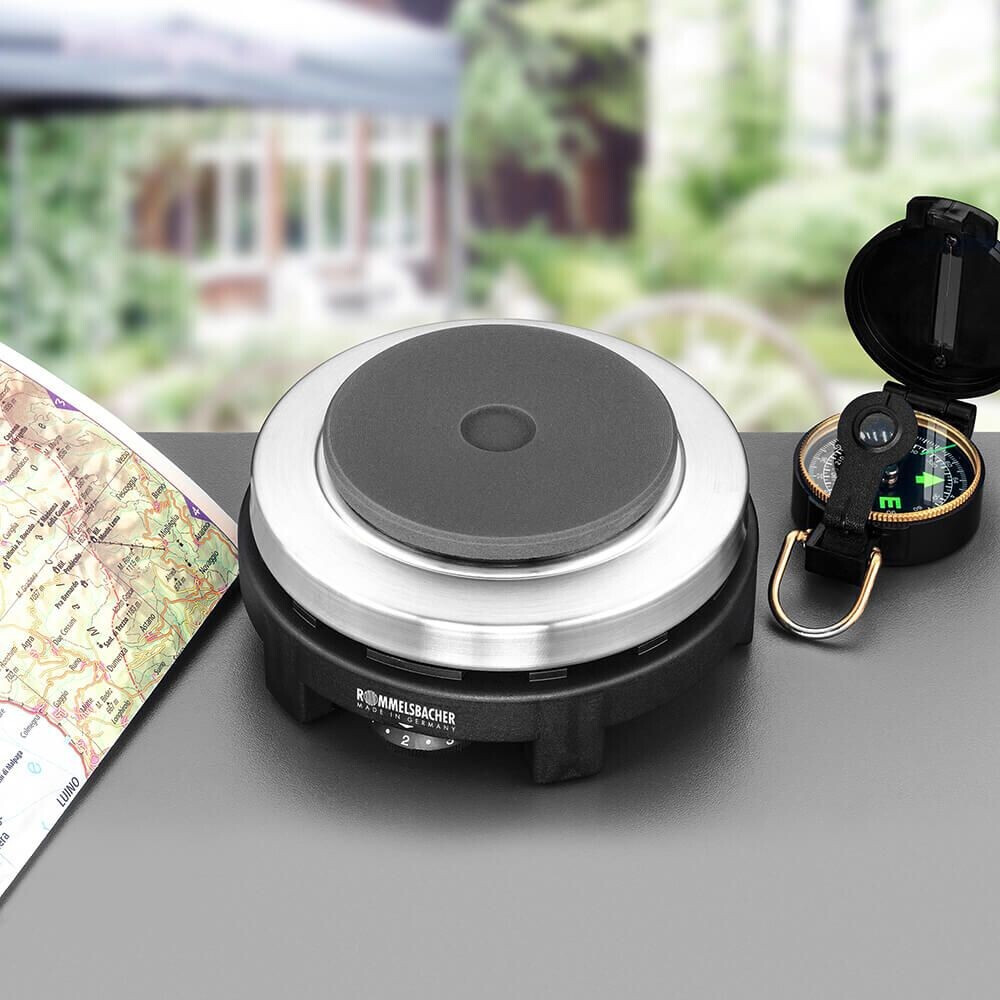 اجاق برقی صفحه‌ ای روملزباخر آلمان مدل Rommelsbacher RK 501 - گرم‌ کن رومیزی استیل ساخت آلمان